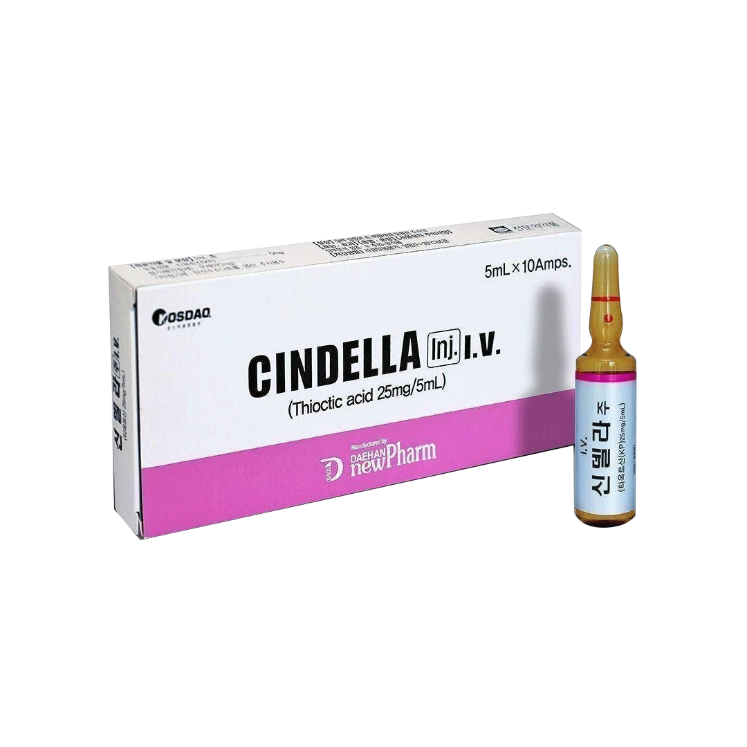 Thioctic Acid 25mg/5mL X 10 Ampoules